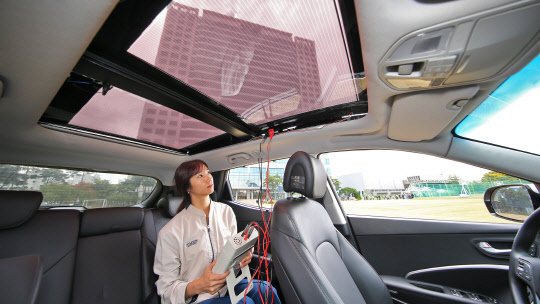 `태양광`으로 달리는 쏘나타…현대·기아차, 솔라시스템 기술 공개